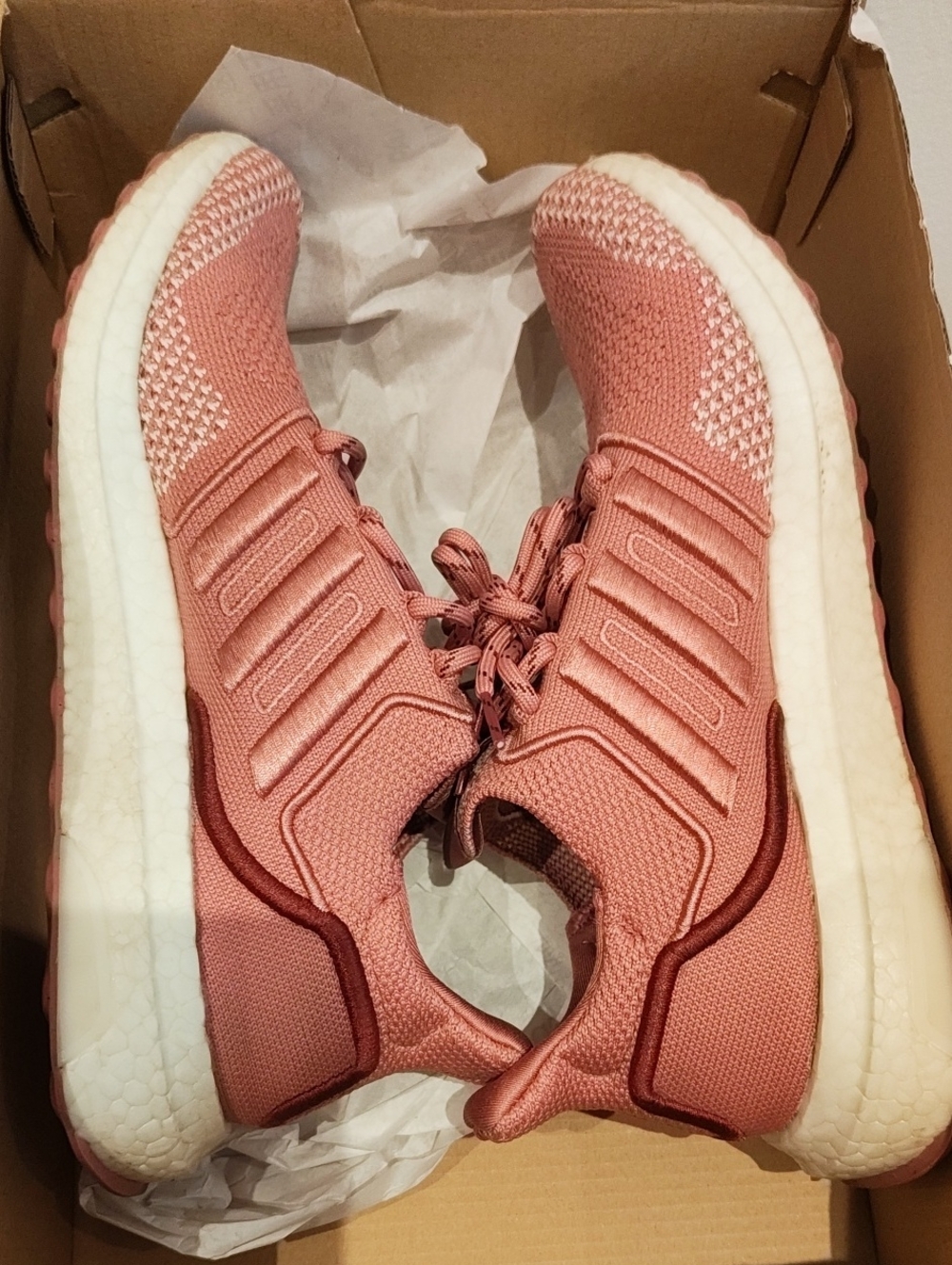 adidas Women's Rose Pink Ultraboost 1.0 Running Shoes - Picture 5 of 6